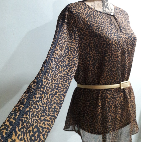 Banana Republic Cheetah Print Blouse - Picture 6 of 6
